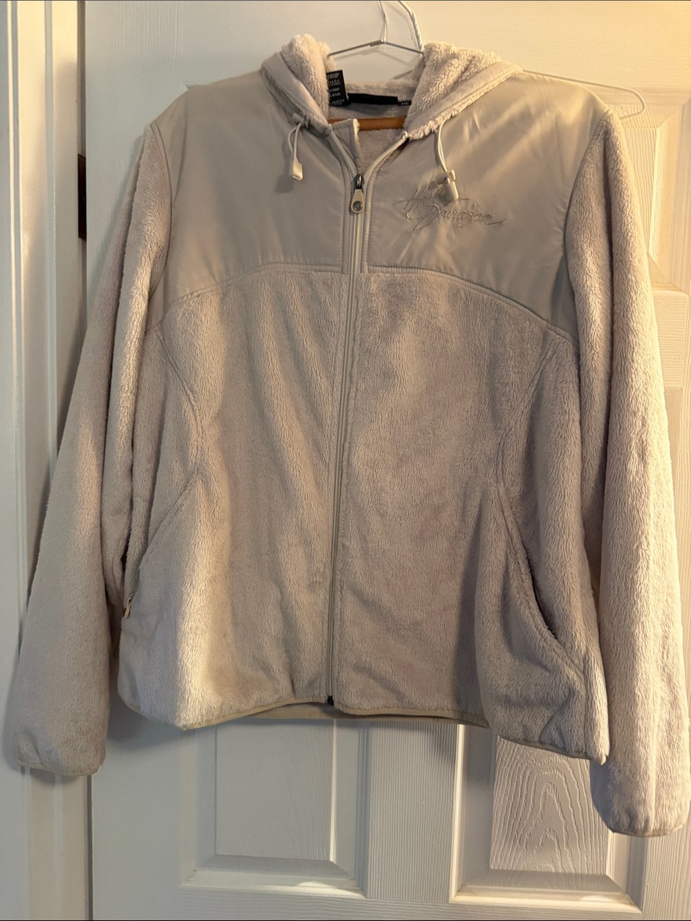Harley-Davidson Light Cream Sherpa Zip Hoodie Jacket